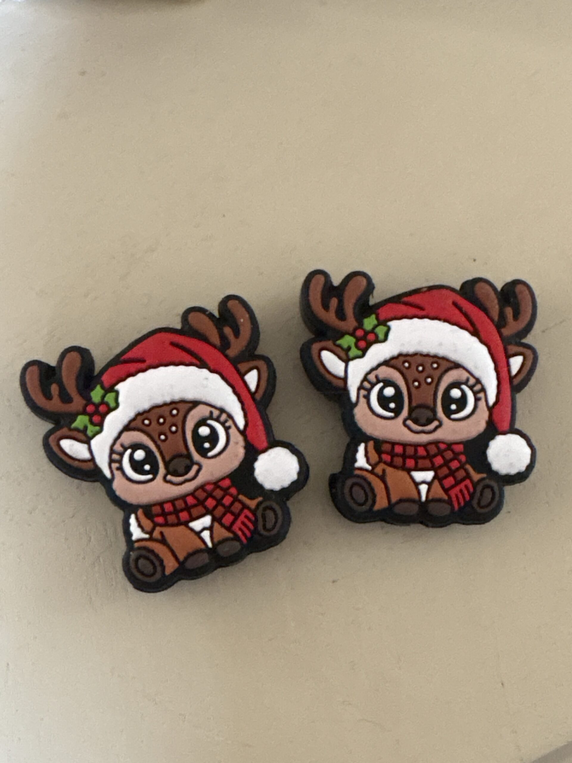 Stickstoppar 2-pack Tomtens lilla söta ren